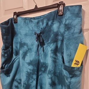 All In Motion Blue Tie-Dye Joggers